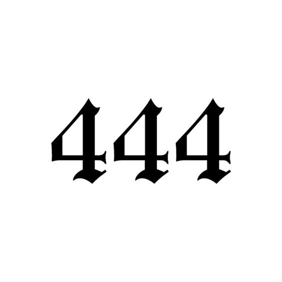 Nombre 444 – signification et symbolique